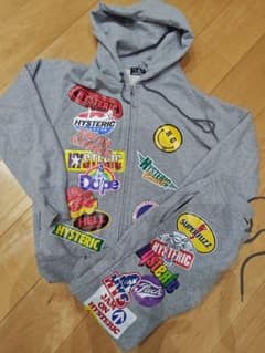 t*e様 ヒステリックグラマー パッチワーク パーカーとスウェットパンツセットのサムネイル
