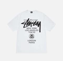 Stussy World Tour Tシャツ ホワイトのサムネイル