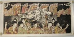 智内兄助 最大のオリジナルリトグラフ70部限定 115.3㎝×235.5㎝ k*3様 智内兄助 最大のオリジナルリトグラフ70部限定 115.3㎝×235