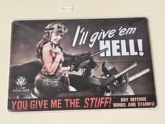 U.S. ARMY ブリキ看板 インテリア 昭和レトロ - 2