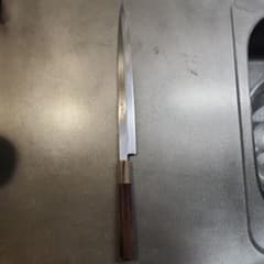 25日まで公開 堺實光 銀三 フグ引き 尺 紫檀八角柄 - メルカリ