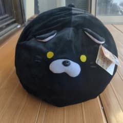 ごろねこ クッションぬいぐるみ 黒のサムネイル