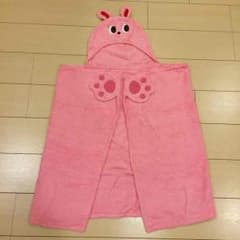 千秋様専用！！ミキハウス フード付きバスタオルのサムネイル