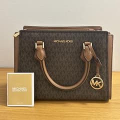 MICHAEL KORS MK ブラウン ハンドバッグ ロゴ 新品未使用 バッグのサムネイル