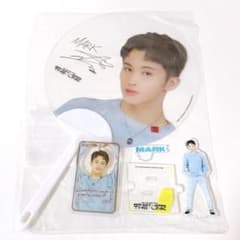 마크 NCT127 the LINK 부채 클리어 트레카 액스터 세트