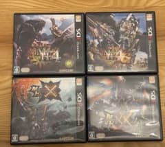 몬스터 헌터 3DS 소프트 4개 세트