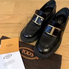トッズ T タイムレス 厚底ローファー 37 ブラックのサムネイル