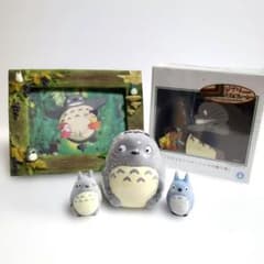 Studio Ghibli Totoro Photo Frame & Totoro Come Out - Set of 5