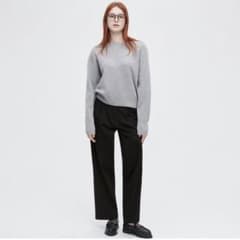 UNIQLO タックワイドパンツXL※裾傷ありのサムネイル