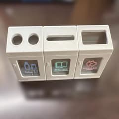 ミニチュア 分別ゴミ箱 小物入れのサムネイル