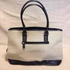 ＼トートバッグ／グレー 美品のサムネイル