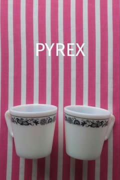 PYREX オールドパイレックス マグカップ ミルクガラス 2個セット