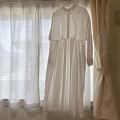 ミズイロインド mizuiro ind長袖 ロングシャツワンピースのサムネイル