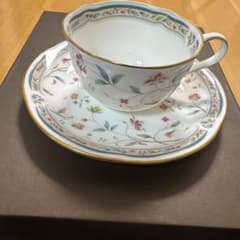 Noritake カップ＆ソーサー ボーンチャイナ 花柄 1組 - メルカリ