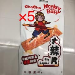 大面片　中国辣条 【ラーティアオ】5個入りのサムネイル