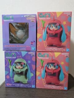 ガンダム×初音ミク ザクぐるみ シャアザクぐるみ ハロスピーカー 4体セット