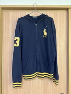 Polo Ralph Lauren ネイビー フルジップフーディのサムネイル