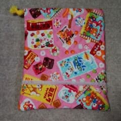 abc様専用　キルティング　巾着袋　ハンドメイド　一点物のサムネイル