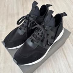 新品】K-3B×WH 【別注モデル】ニットストレッチスニーカー 干場義雅 黒