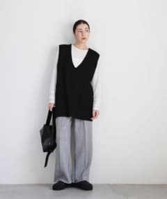 select MOCA フェイクスエードスリッポン　23.5cmのサムネイル
