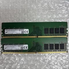 Micron PC4-2666V 8GB メモリ 2枚セット - メルカリ