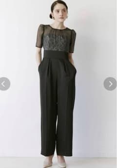【お値下げ中】LAGUNAMOON LADYシアードレープスリーブパンツドレスのサムネイル