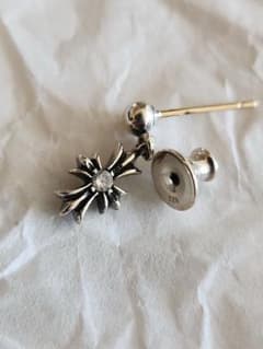 【純正両面ダイヤ】クロムハーツ タイニーE ドロップピアス 14k クロムハーツ タイニーeドロップピアス chromehearts 両面ダイヤ
