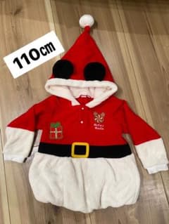 【110㎝】ミッキー サンタ コスチュームのサムネイル