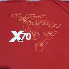 希少90sヴィンテージ オールドクイックシルバー 両面豪華ロゴTシャツ XLのサムネイル