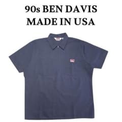 90s USA製 BEN DAVIS ベンデイビス ワークシャツ L USA製 90s BEN DAVIS ハーフジップワークシャツ ベンデイビス - メルカリ