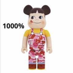BE@RBRICK BAPE ペコちゃん 1000％ PINK ベアブリック - メルカリ