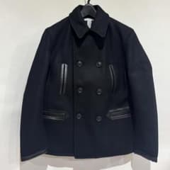 f*9様 サイズS 25AW MASSES マシス P-COAT ピーコート 25AW MASSES マシス P-COAT ウール メルトン Pコート 黒 M - メルカリ
