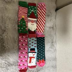 クリスマスデザイン ソックス 6足セットのサムネイル