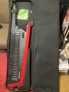 Roland AX-EDGE BLACK本体+ 専用ギグバッグ+スタンドのサムネイル