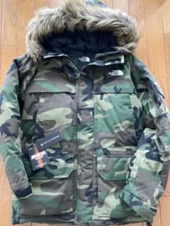 The North Face カモフラージュ ダウンジャケット