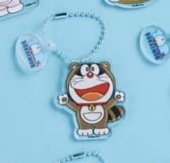 100％ドラえもん＆フレンズ展 アクリル2連キーホルダー セット 100％ドラえもん＆フレンズ展 アクリル2連キーホルダー たぬき（タヌ機