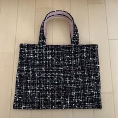 ツイード　サブバッグ　ミニサイズのサムネイル