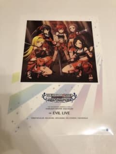 [비매품] 신데렐라 걸즈 EVIL LIVE A3 클리어 포스터