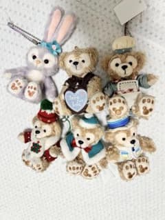 ダッフィー　ステラルー　ぬいぐるみキーホルダー6個のサムネイル