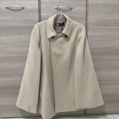 ZARA  ケープコート　完売品　L size アウター　ジャケット　コートのサムネイル