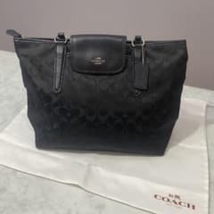 COACH コーチ トートバッグ レディース 黒のサムネイル