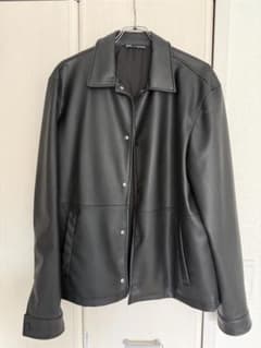 値下げ】ZARA レザー スタジャンジャケット Lサイズ | Shop at Mercari