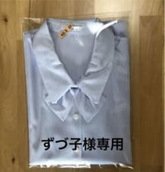事務服　長袖ブラウス19号(リボン付)2枚のサムネイル