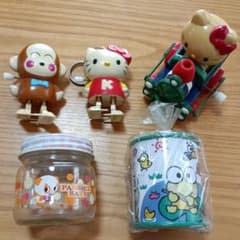 サンリオ 平成レトロ ゼンマイ 雑貨 5点セット ハローキティ けろ