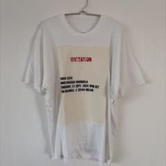 MM6 INVIATIONプリント ホワイト Tシャツのサムネイル