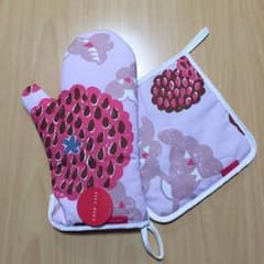 〔milky様専用〕イッソエッコ 鍋つかみ&鍋敷きセット isso eccoのサムネイル