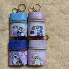 TAITO限定 mofusand スカーフチャーム付きポーチ 桜満開 4種セット