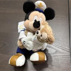 東京ディズニーシー ミッキーマウス ダッフィー ぬいぐるみバッジ