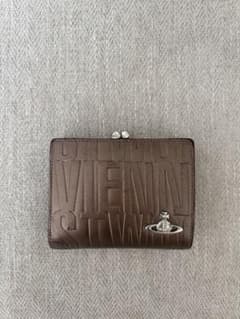 Vivienne Westwood がま口 二つ折り財布 茶色のサムネイル