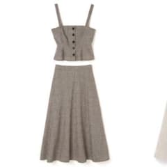 GRL グレンチェックビスチェ×スカートのサムネイル